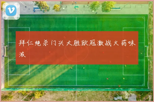 拜仁绝杀门兴大胜欧冠激战火药味浓